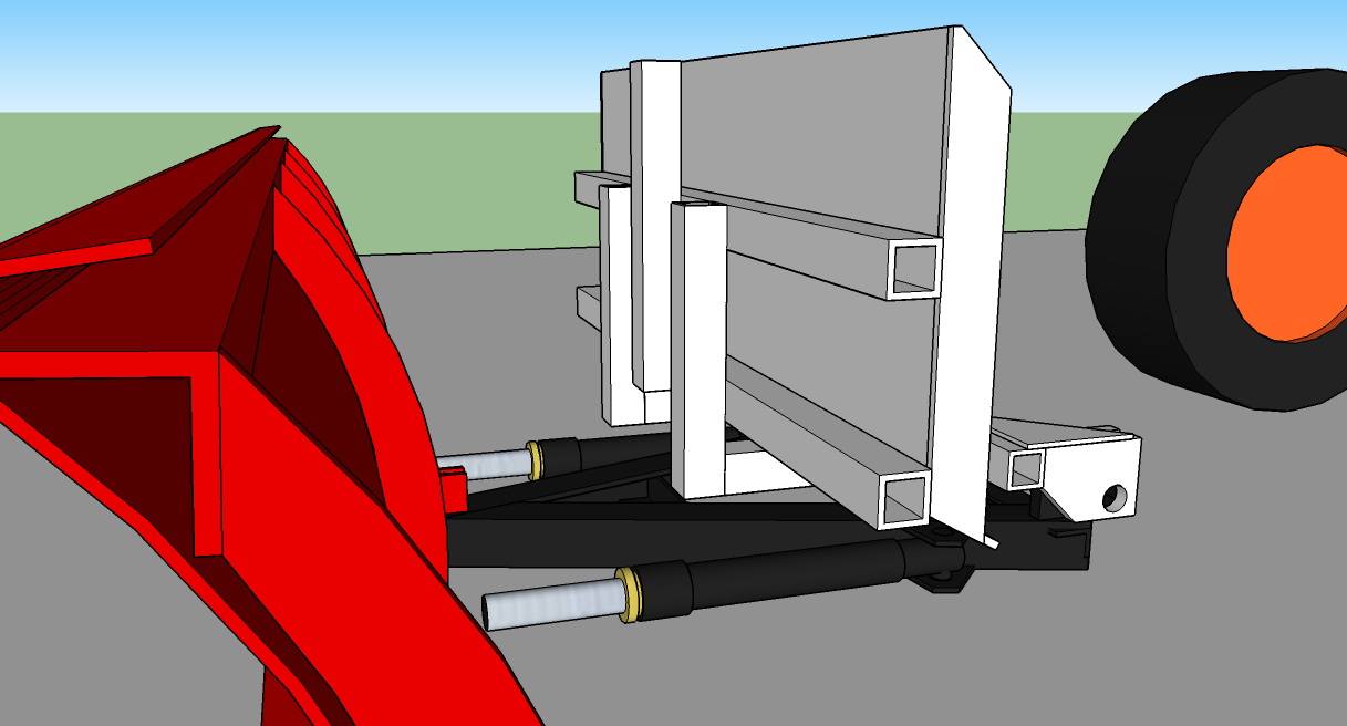 Adapting Truck Snow Plow to Quick Attach